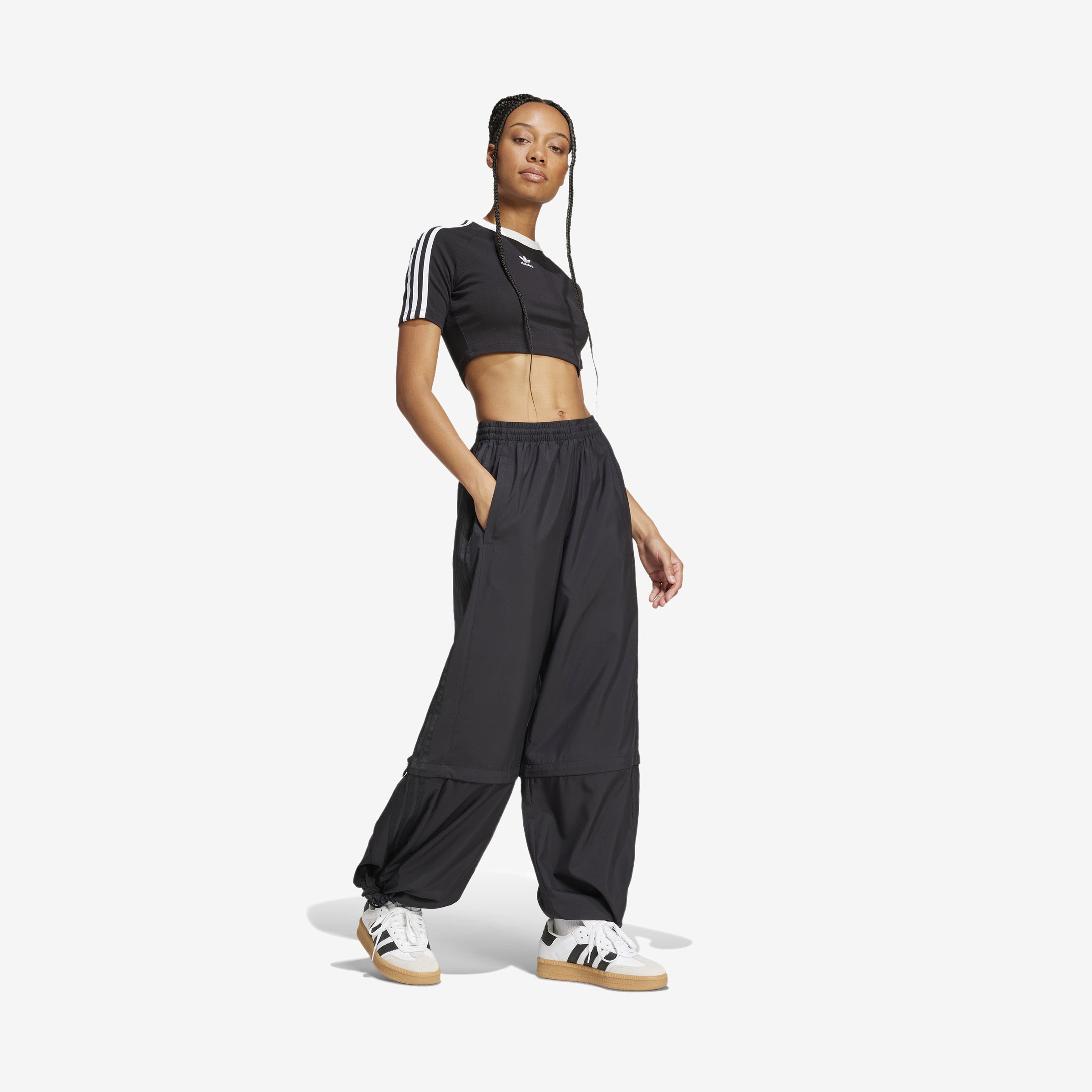 Women's adidas Rasant Cut Line Track Pants 'Black'