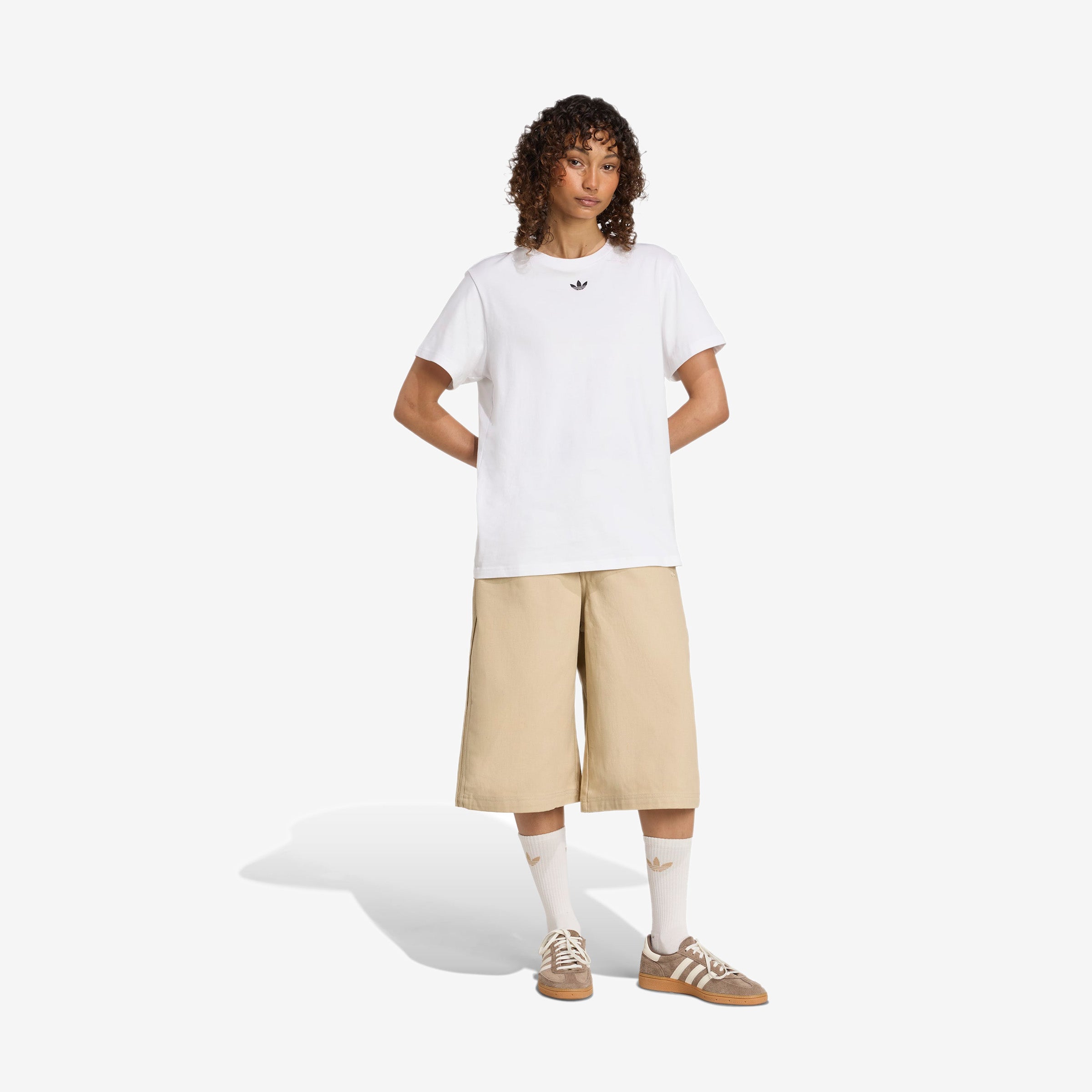 Women's adidas Jorts Firebird Utility 'Beige'