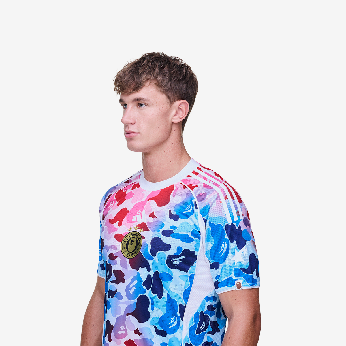 adidas BAPE FB Jersey 'Shock Blue'