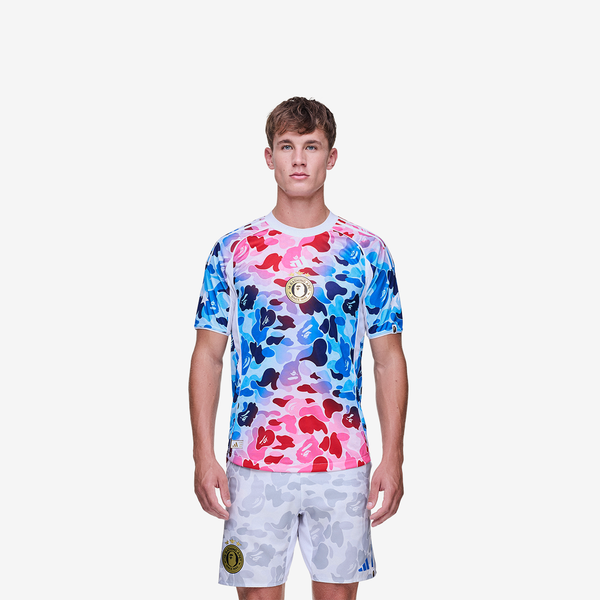 adidas BAPE FB Jersey Shock Blue Broken Chains