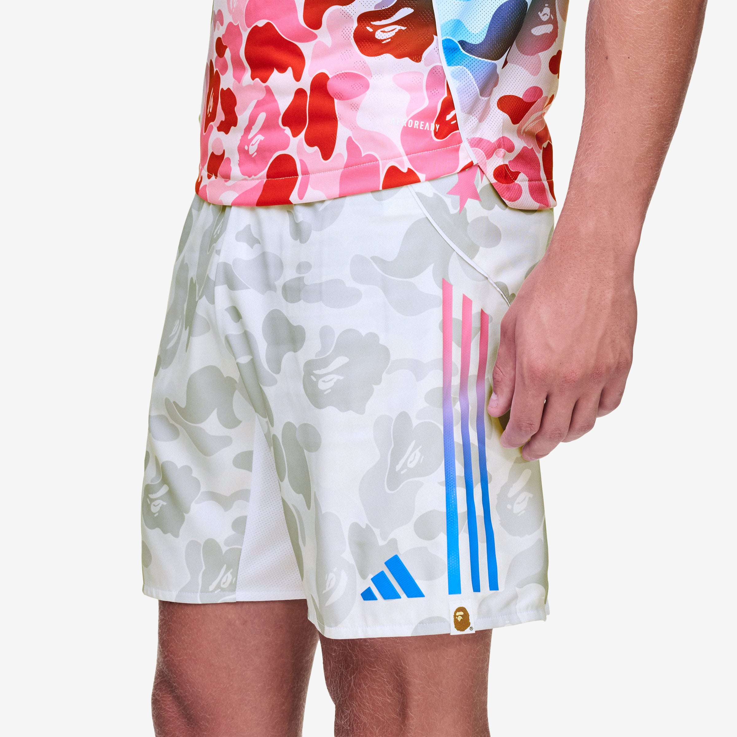 adidas BAPE FB Shorts 'White'