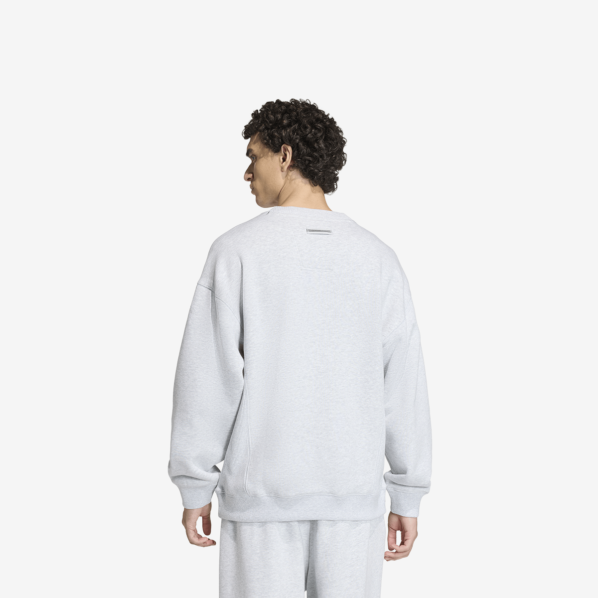 adidas Equipment Rib Crew-Neck 'Light Grey'