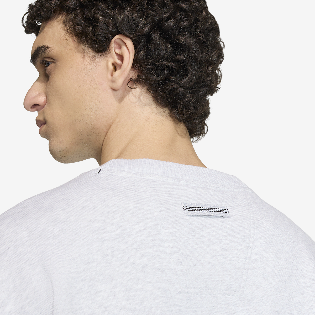 adidas Equipment Rib Crew-Neck 'Light Grey'