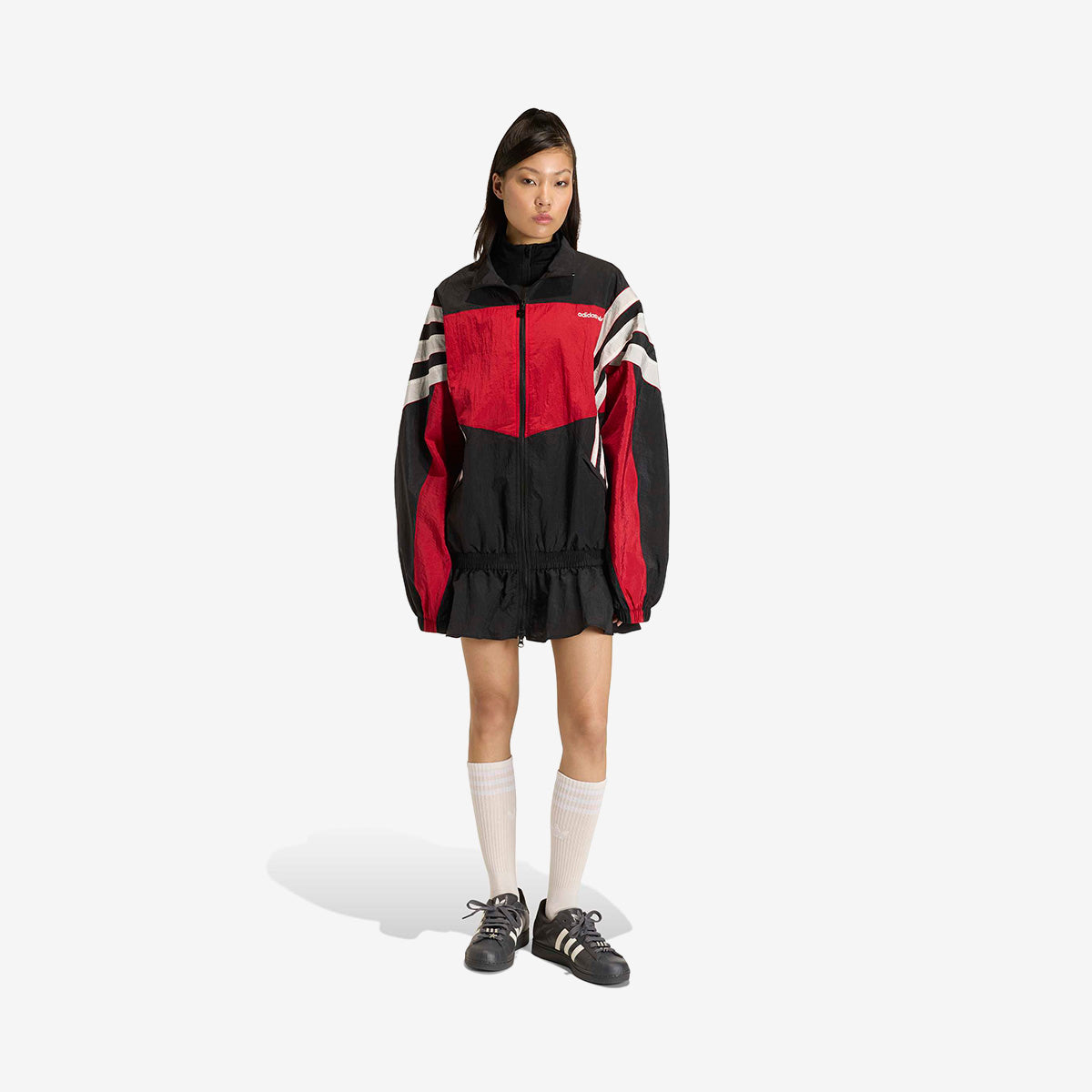 Women's adidas Santiago Woven Track Top 'Black'