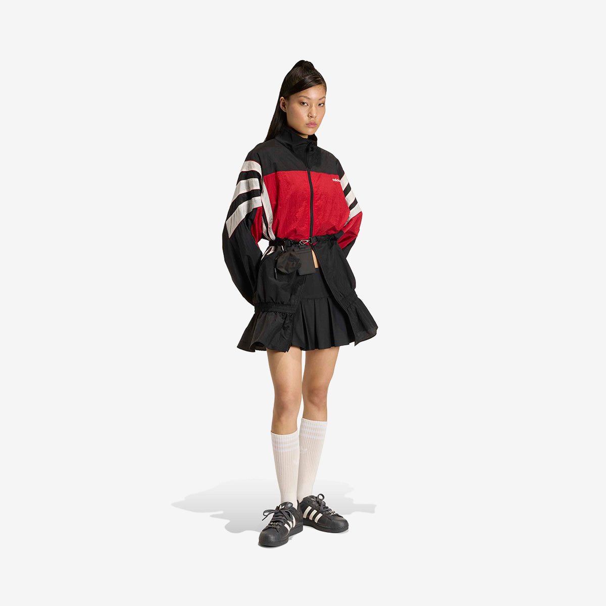 Women's adidas Santiago Woven Track Top 'Black'
