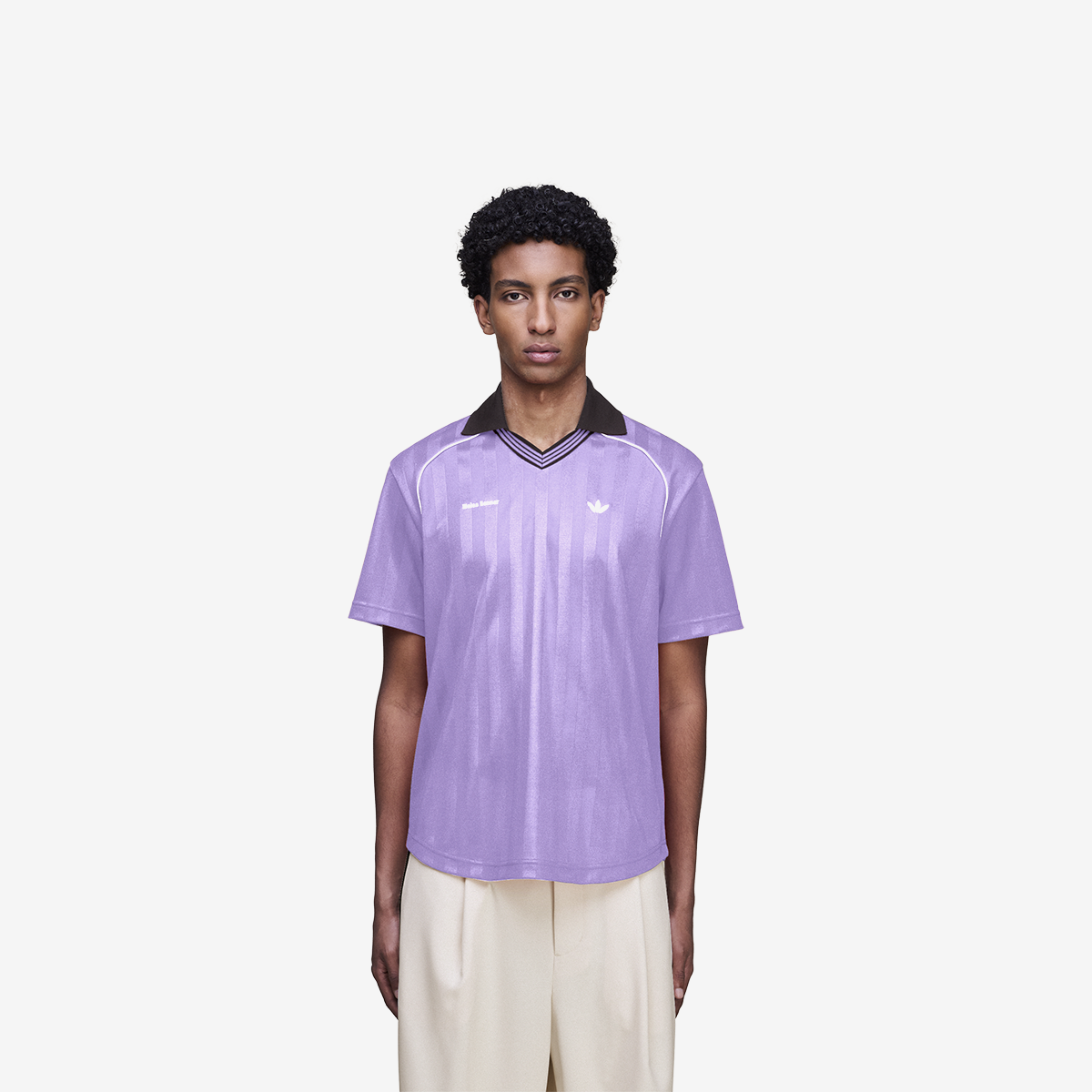 adidas x Wales Bonner Football Tee 'Light Purple'