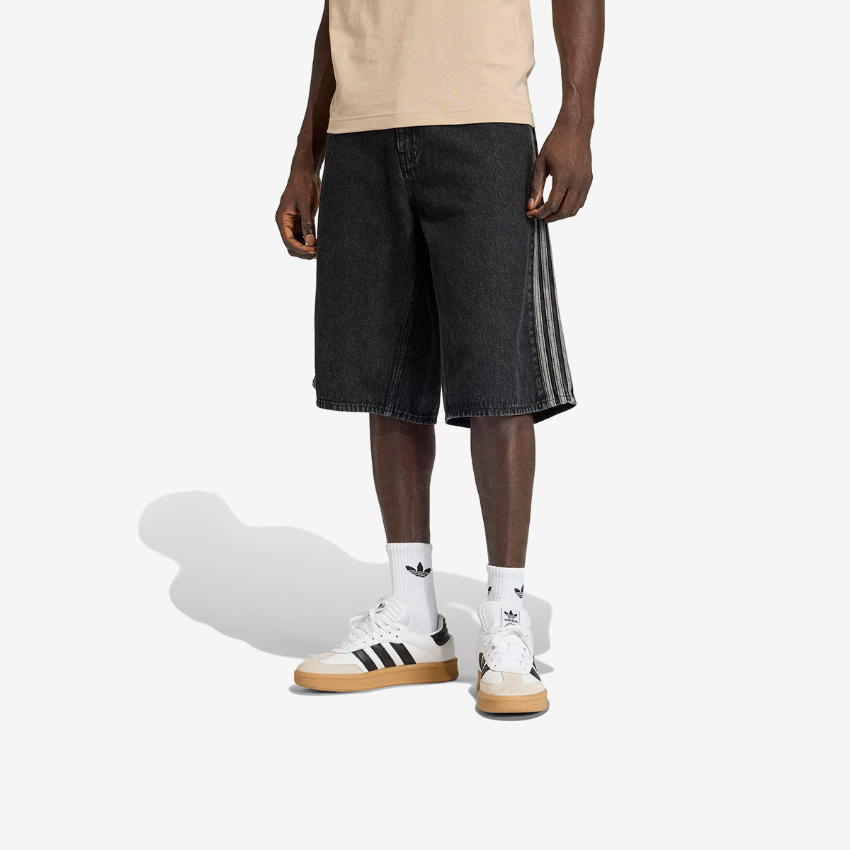 adidas Black Firebird Adicolor Shorts 'True Black'