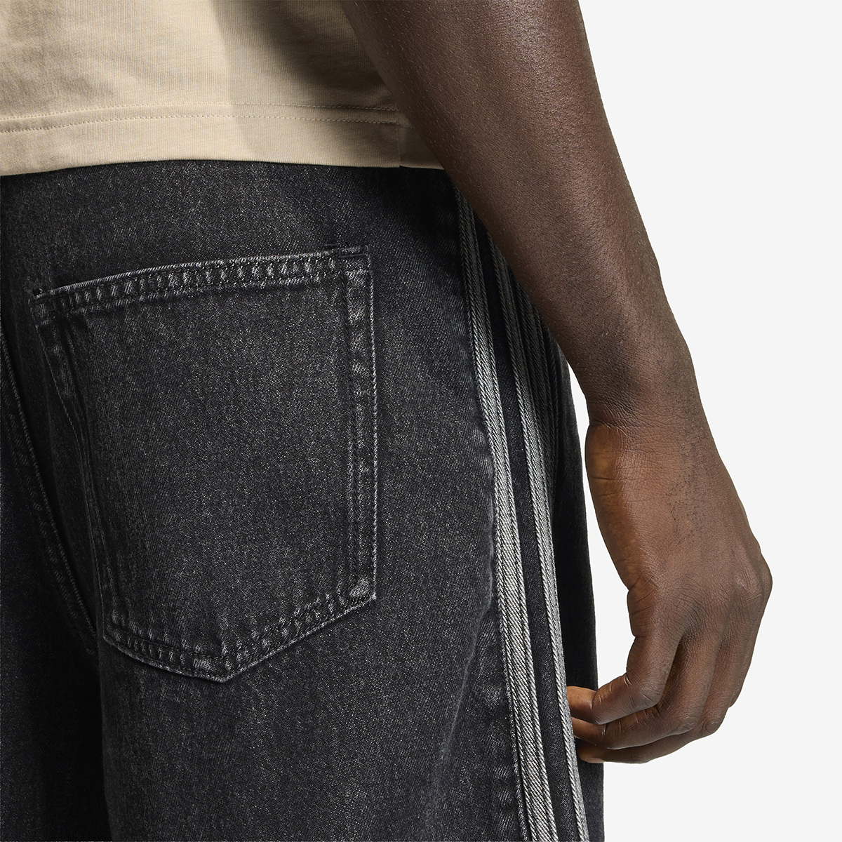 adidas Black Firebird Adicolor Shorts 'True Black'