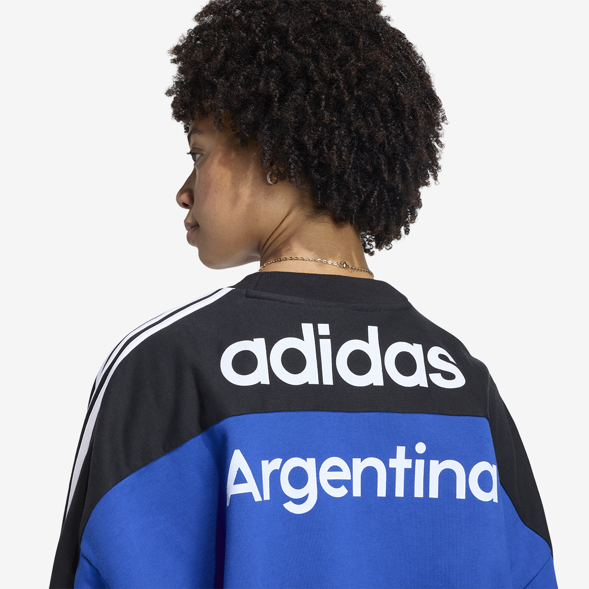 Women's adidas Crew Whit Cutline Sweatshirt 'Blue'