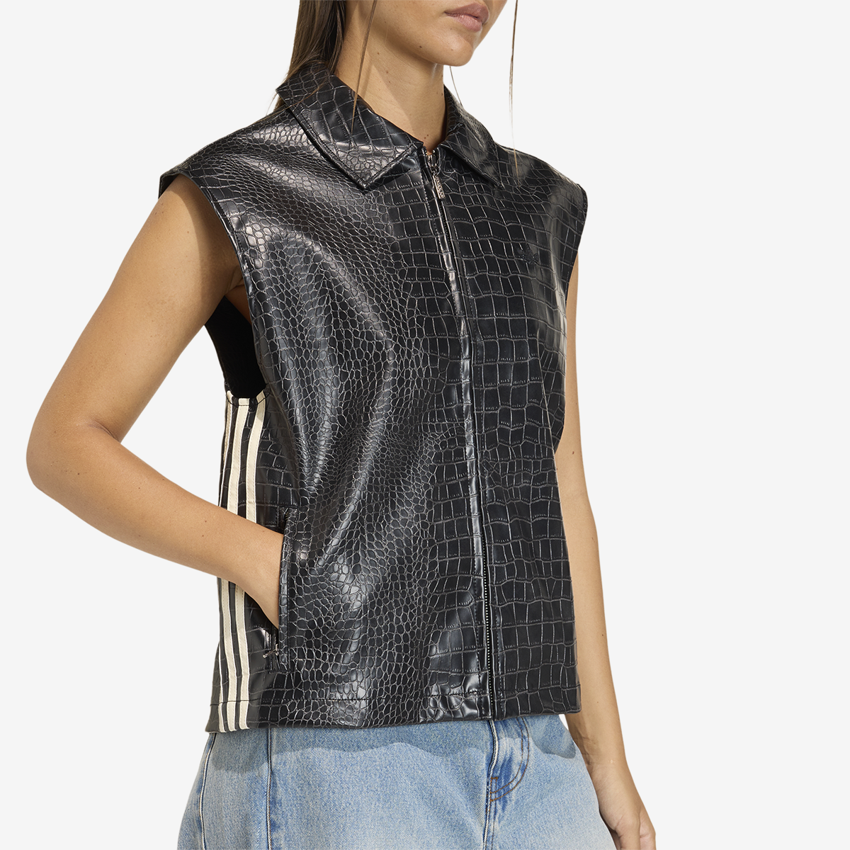 Women's adidas Pleather Vest