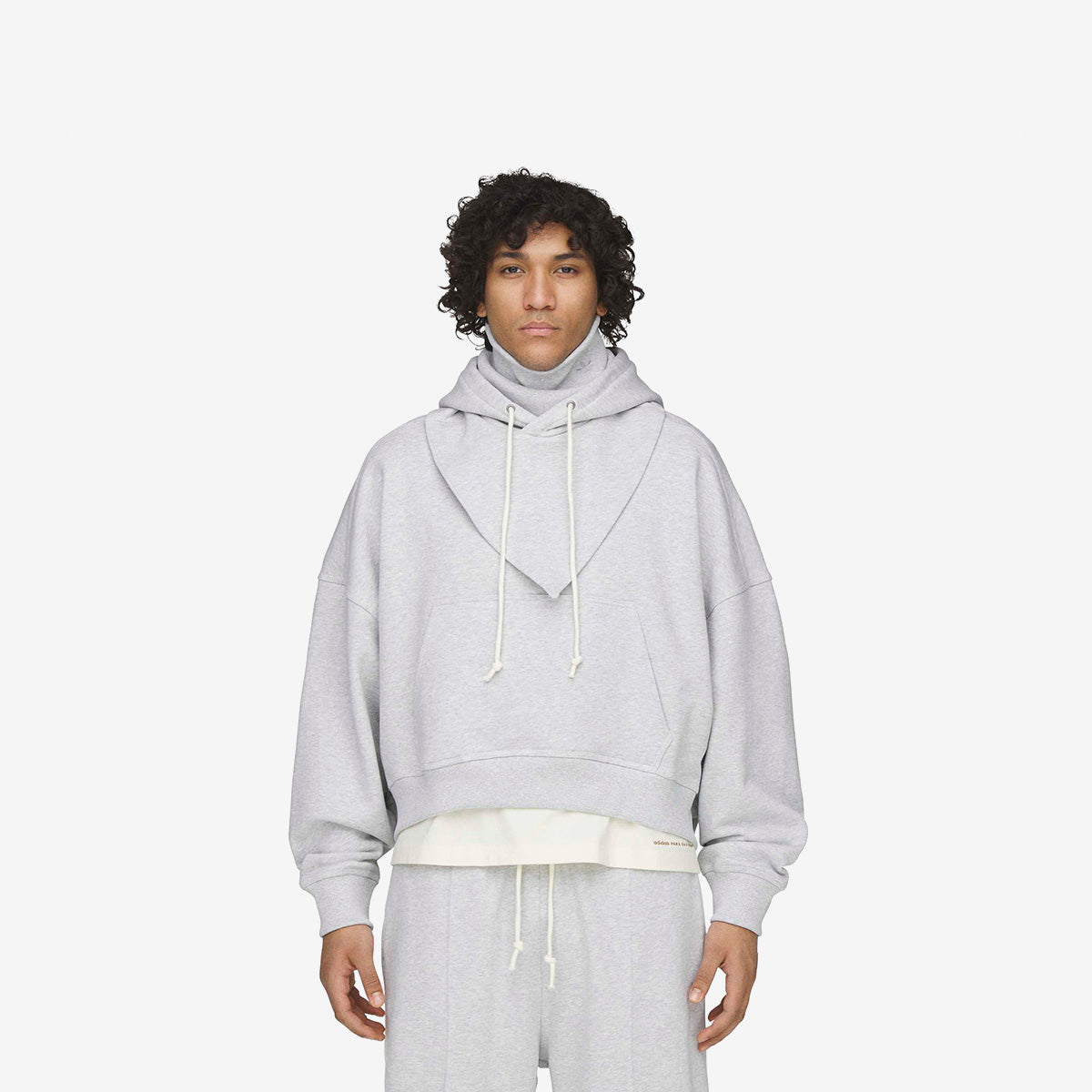 Adidas x Bad Bunny Sudadera Tejido Grueso 'Light Grey Heather'