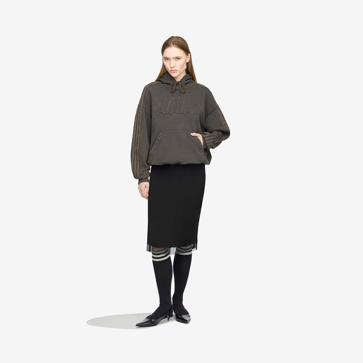 adidas Shoulderless Hoodie by Avavav