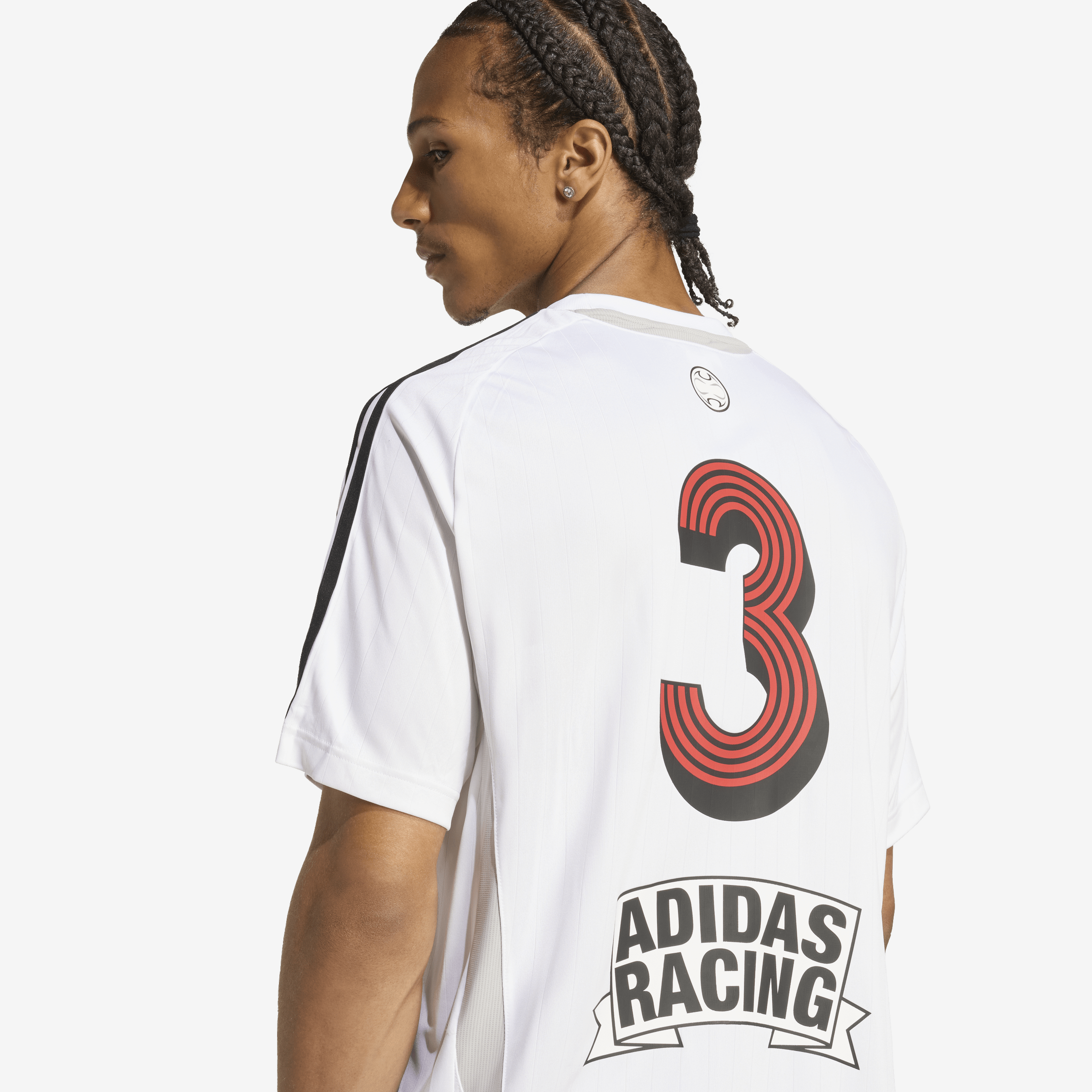 adidas Teamgueist Moto Graphic Jersey 'White'