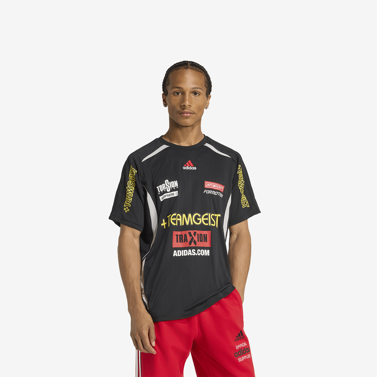 adidas Teamgueist Moto Graphic Jersey 'Black'
