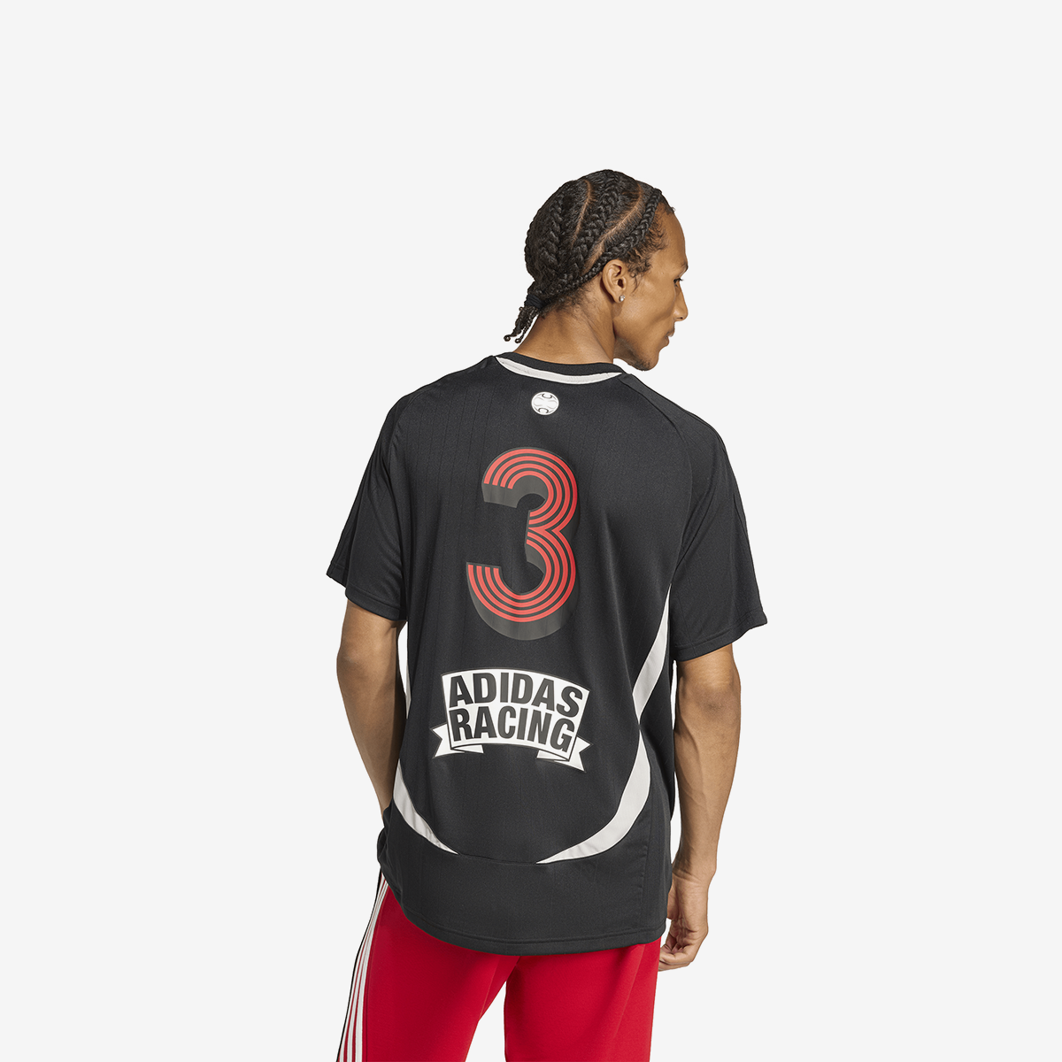 adidas Teamgueist Moto Graphic Jersey 'Black'