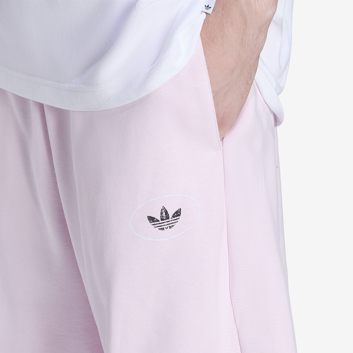 adidas Shoemaker Graphic Fleece Pant 'Pink'