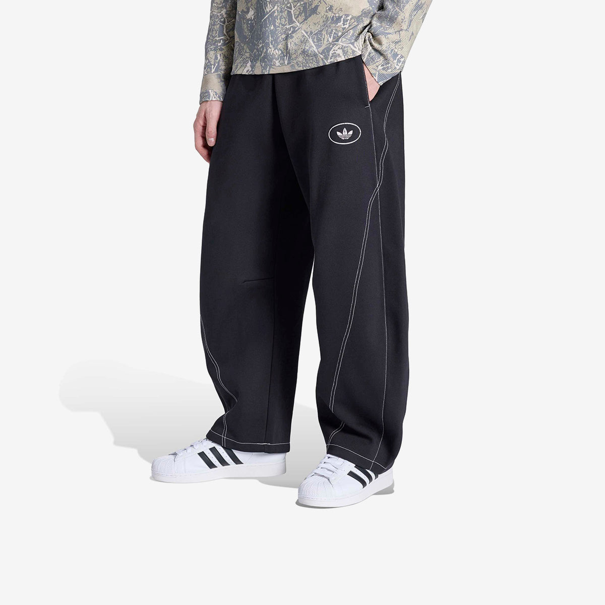 adidas Shoemaker Graphic Fleece Pant 'Utility Black'