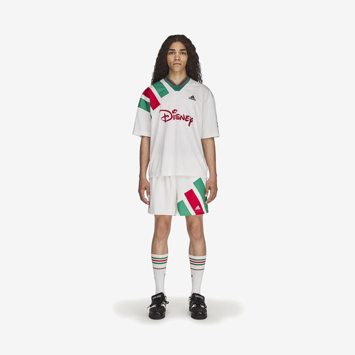 adidas Brain Dead Disney Soccer Short 'Chalk White'