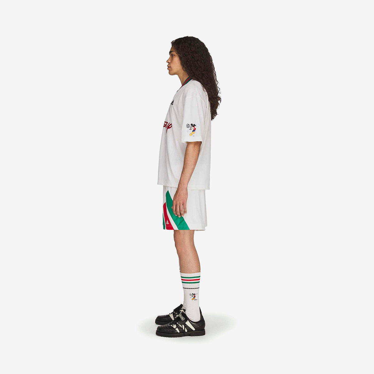 adidas Brain Dead Disney Soccer Short 'Chalk White'