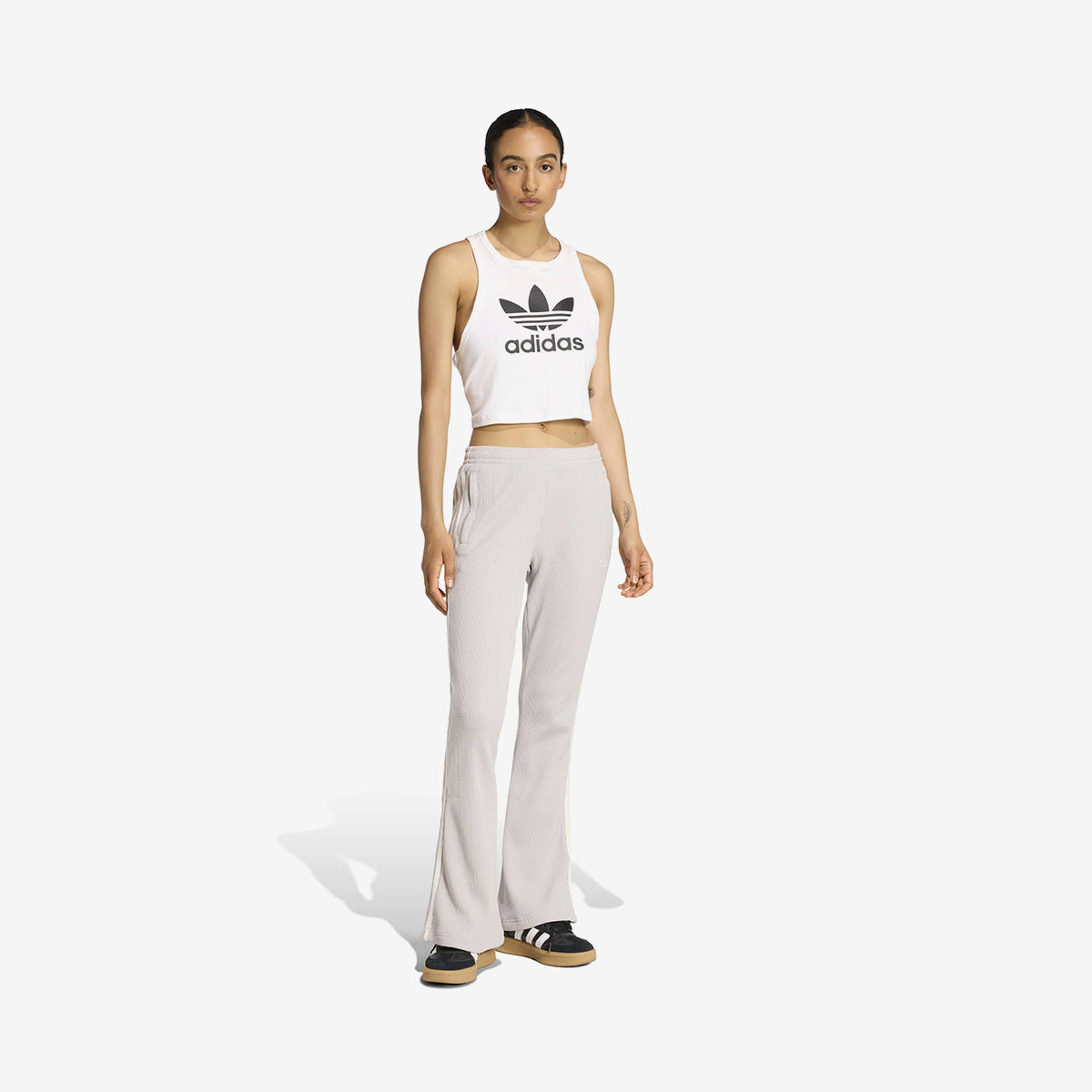 Women's adidas Waffle Pants 'Grey Two'