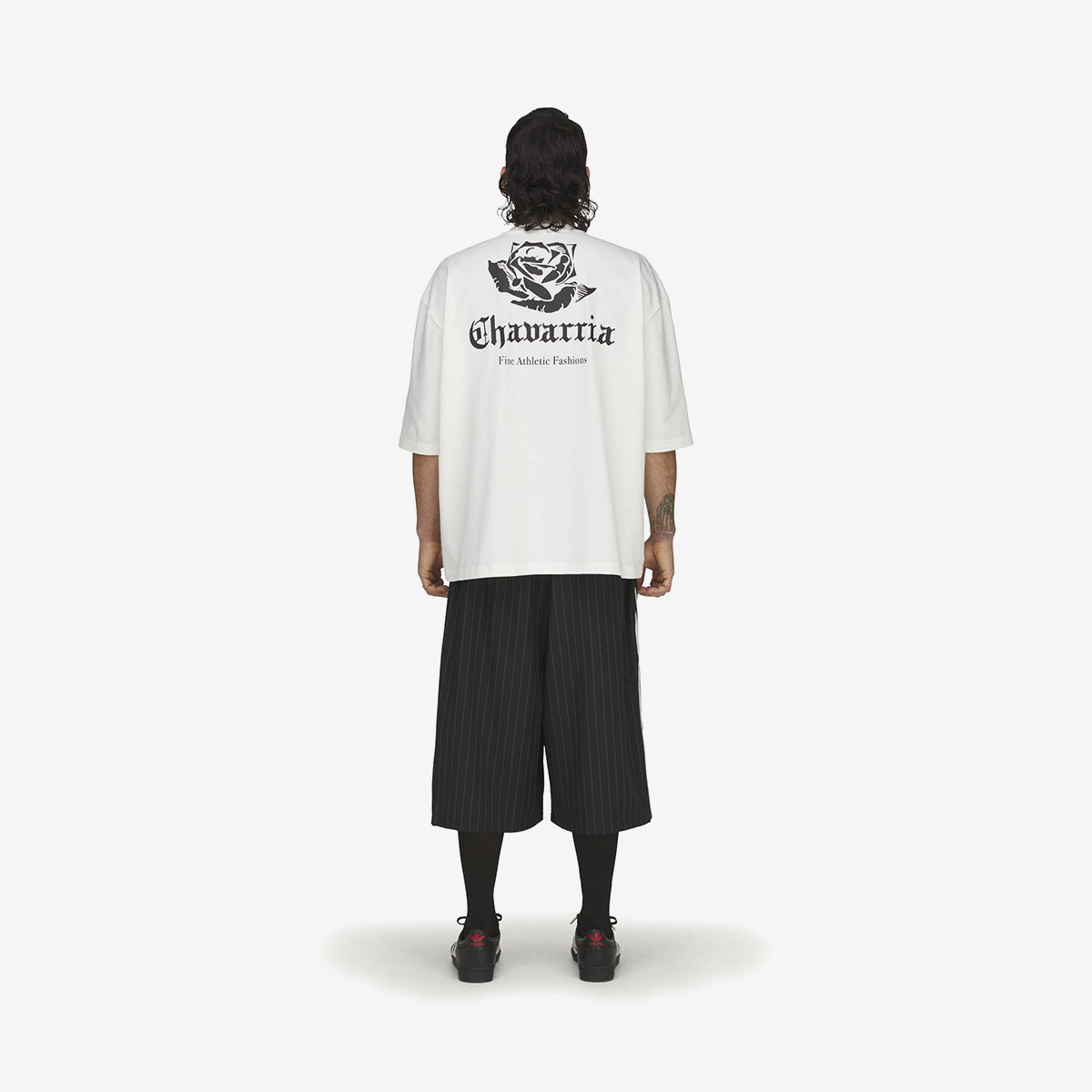 Adidas Chavarria Logo SS Tee 'Off White'