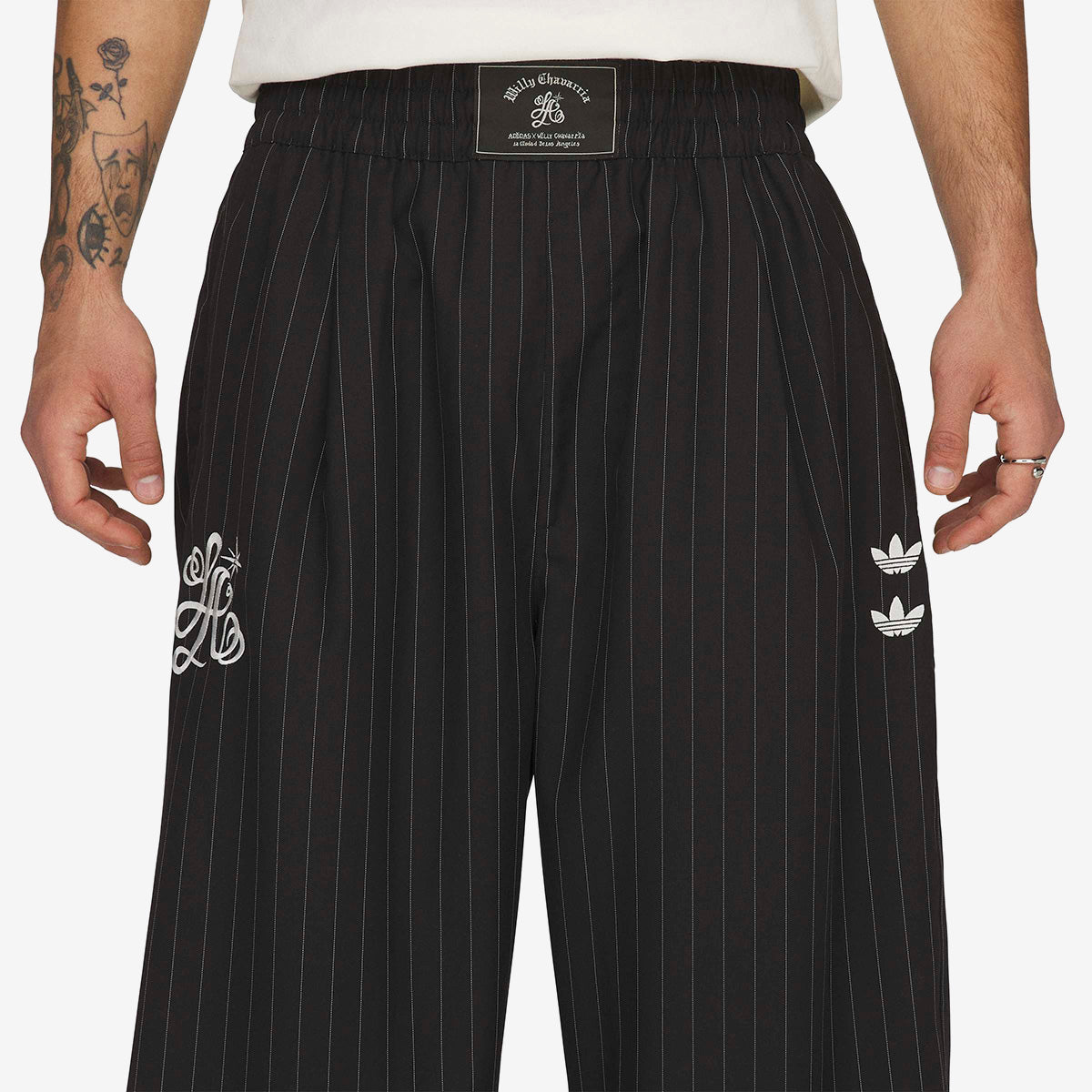 Adidas Chavarria Pinstripe PA Track Pant | Broken Chains