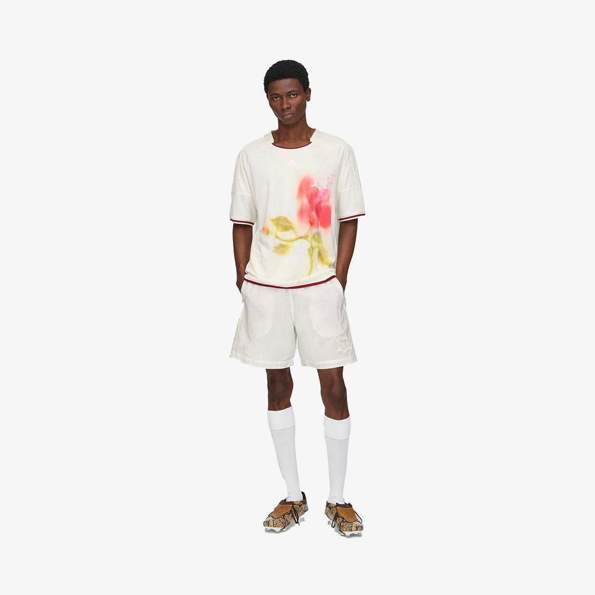adidas Wales Bonner Soccer Jersey 'Chalk White'