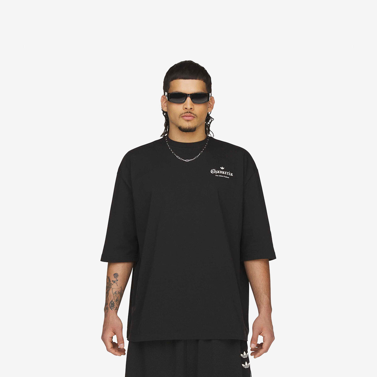 Adidas Chavarria Logo SS Tee 'Black'