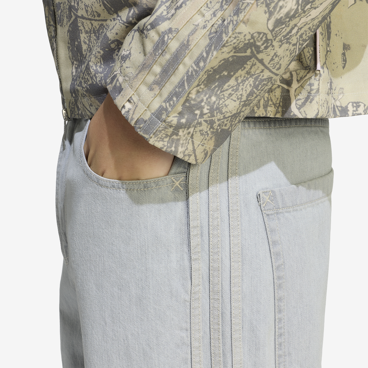 adidas 90s Alternative Sport Wide Leg Skater Jean