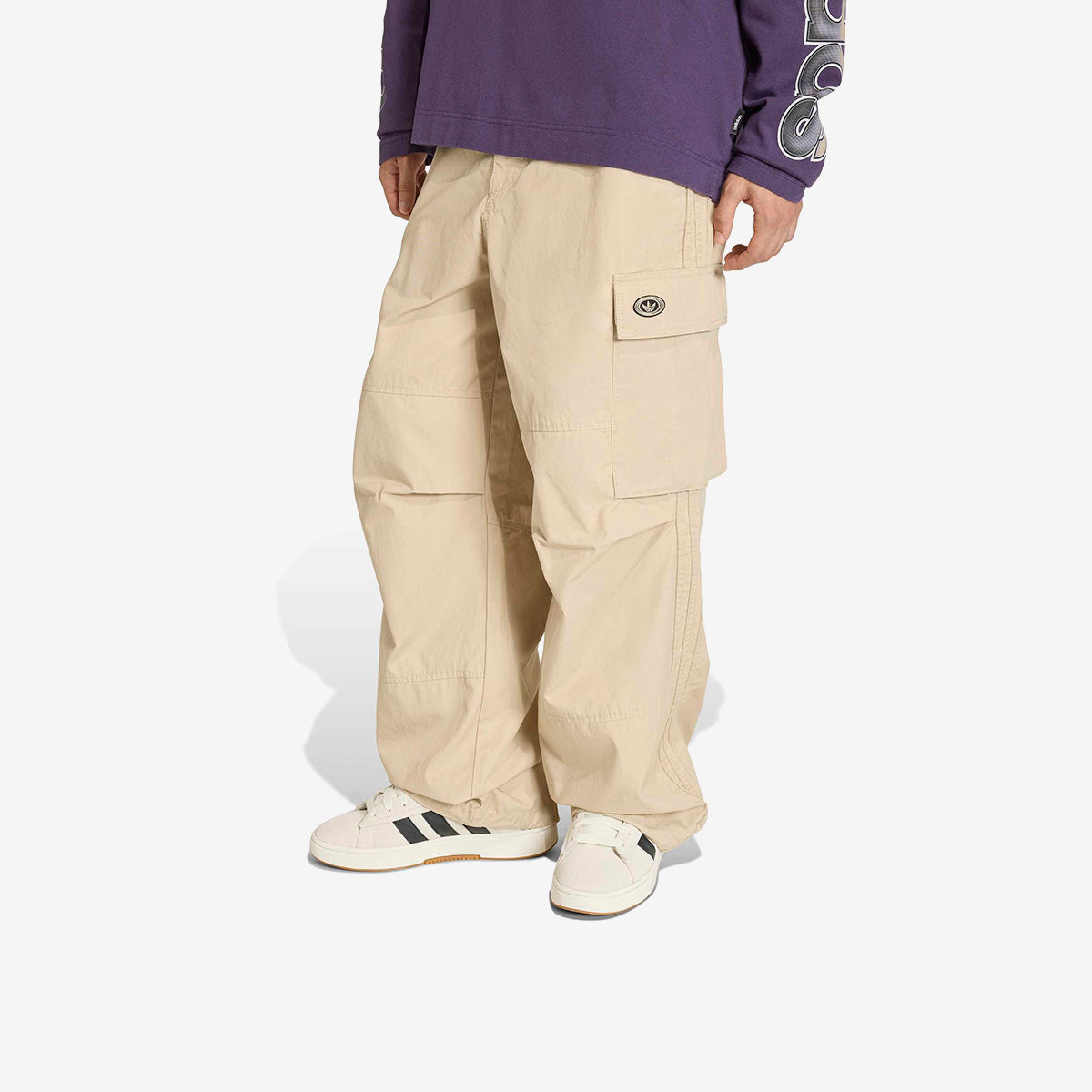 adidas 90s Alternative Sport Washed Cargo Pants 'Beige'