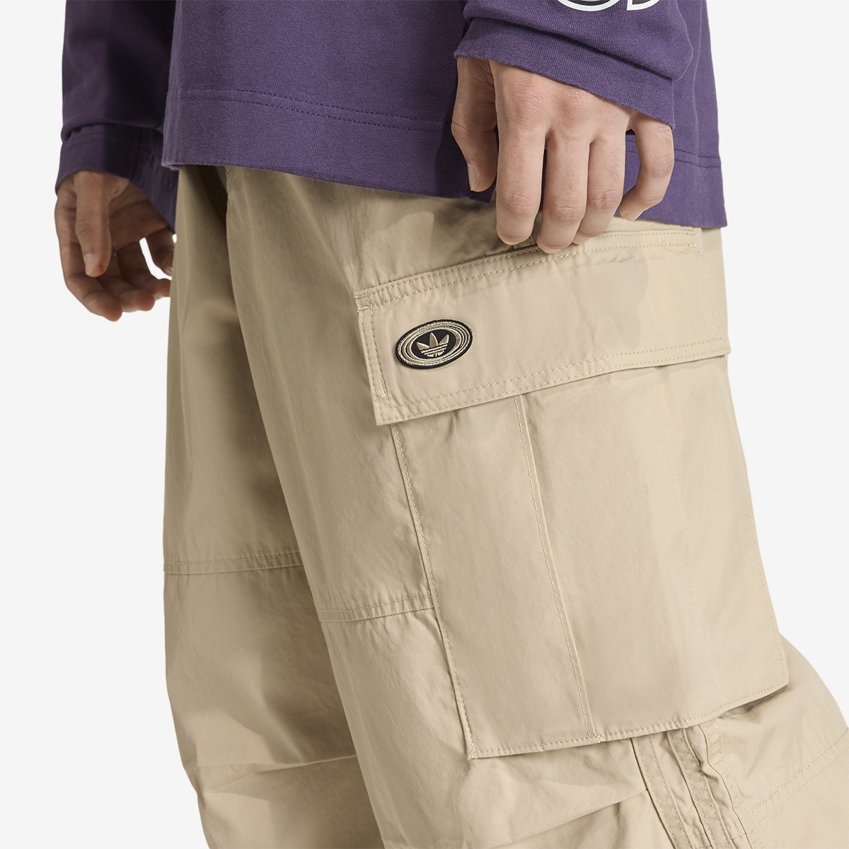 adidas 90s Alternative Sport Washed Cargo Pants 'Beige'