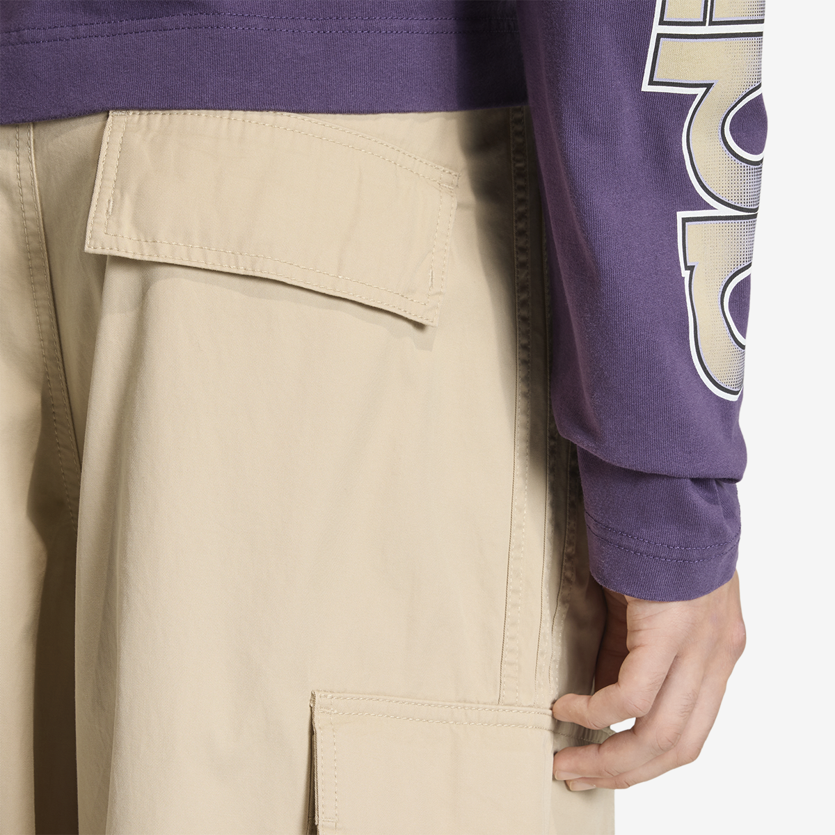 adidas 90s Alternative Sport Washed Cargo Pants 'Beige'