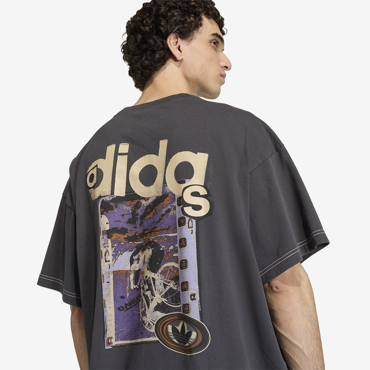 adidas 90s Alternative Sport Graphic SS Tee 'Grey'