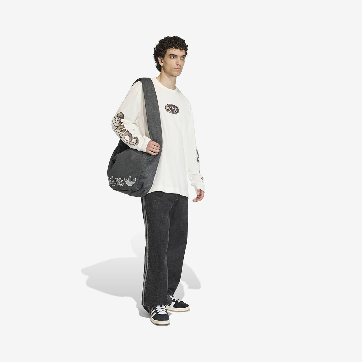 adidas 90s Alternative Sport Graphic LS Tee 'Core White'