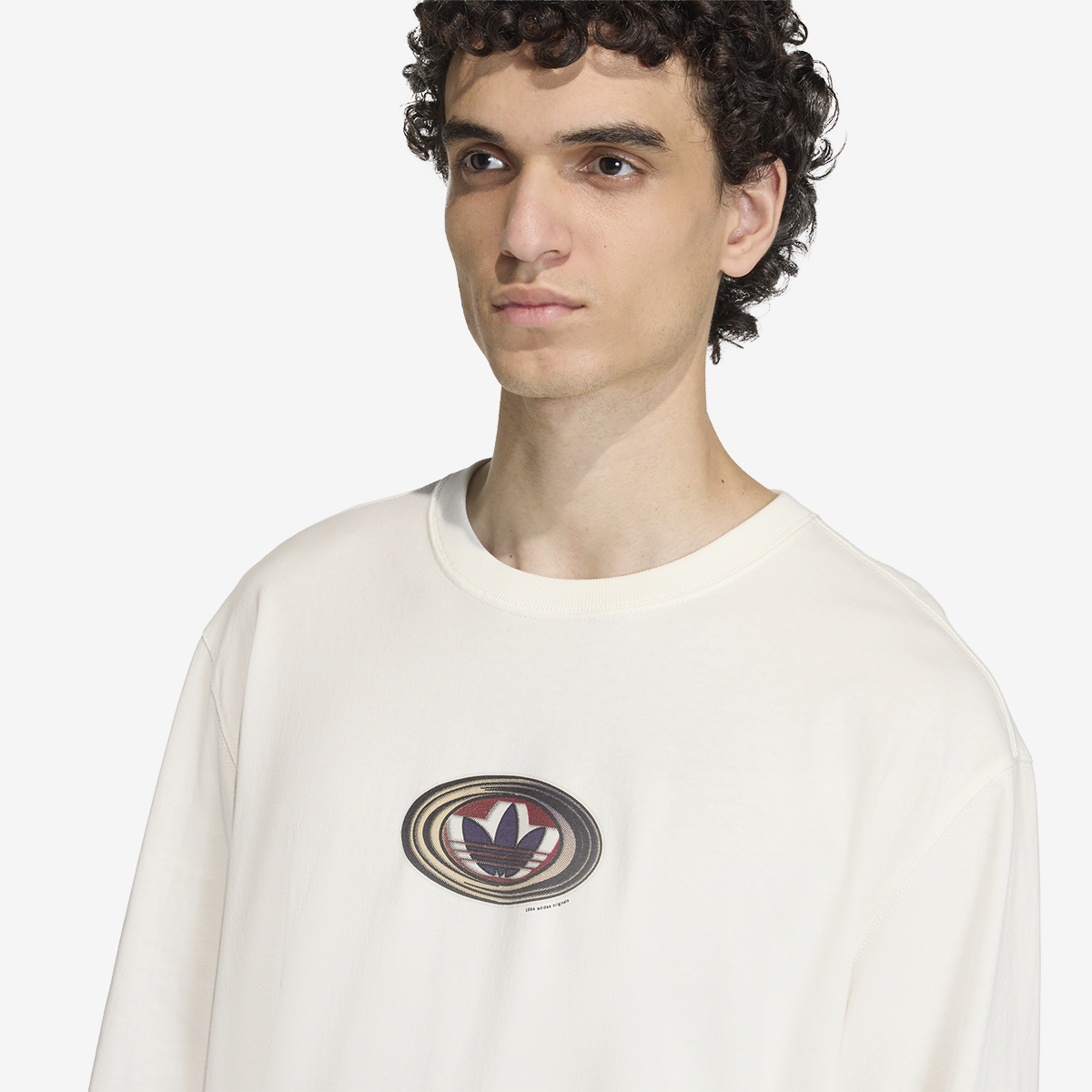 adidas 90s Alternative Sport Graphic LS Tee 'Core White'