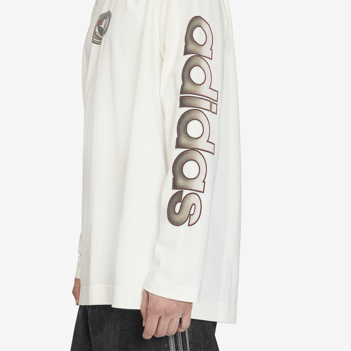adidas 90s Alternative Sport Graphic LS Tee 'Core White'