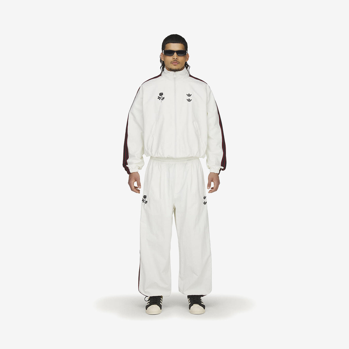 Adidas Chavarria Woven Track Pants 'White'