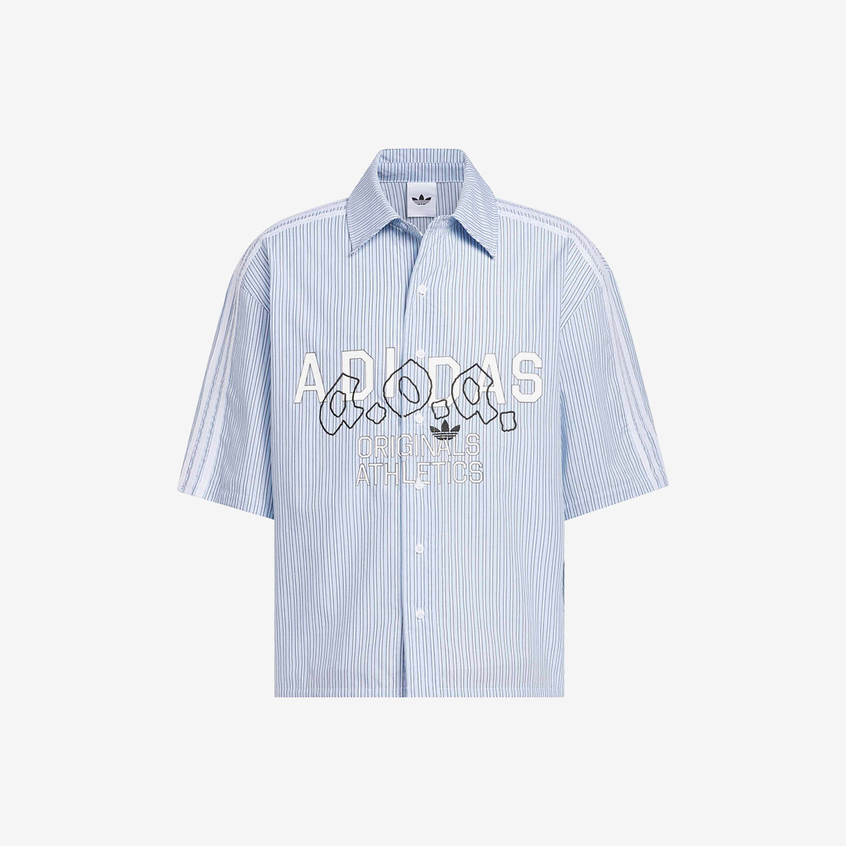 adidas AOA Button Up Shirt 'Night Indigo'