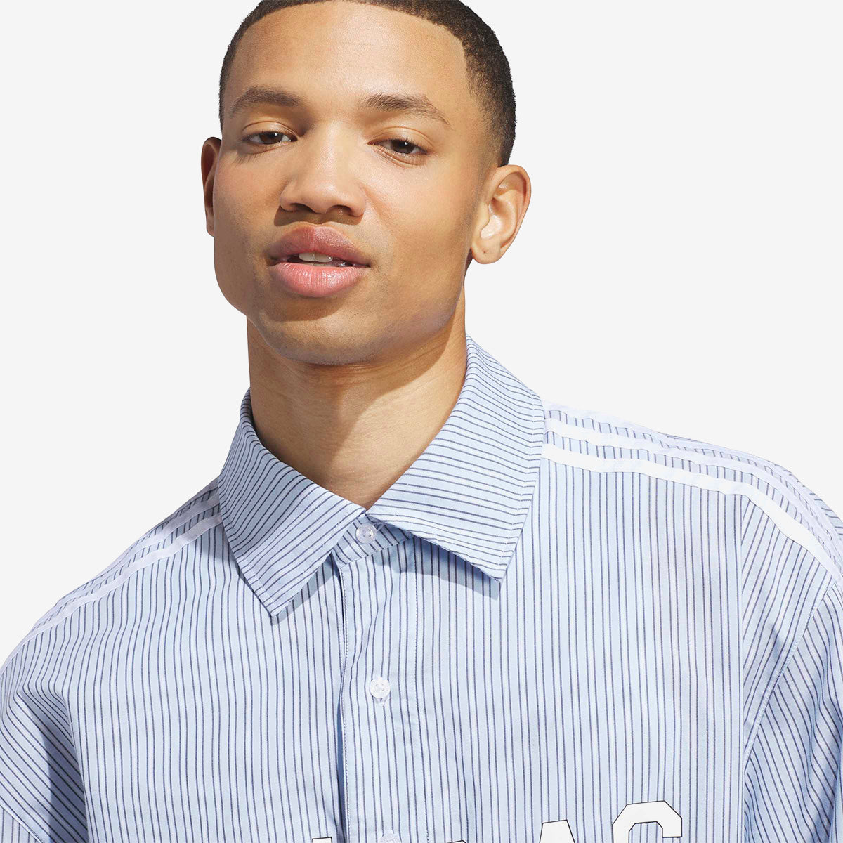 adidas AOA Button Up Shirt 'Night Indigo'
