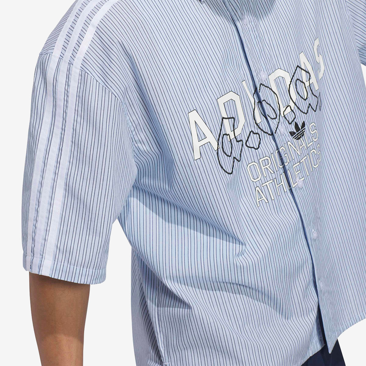 adidas AOA Button Up Shirt 'Night Indigo'