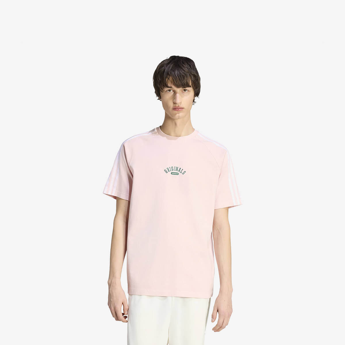 Adidas Ringer Washed Graphics Tee 'Sandy Pink'