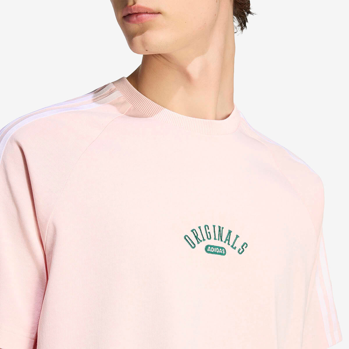 Adidas Ringer Washed Graphics Tee 'Sandy Pink'
