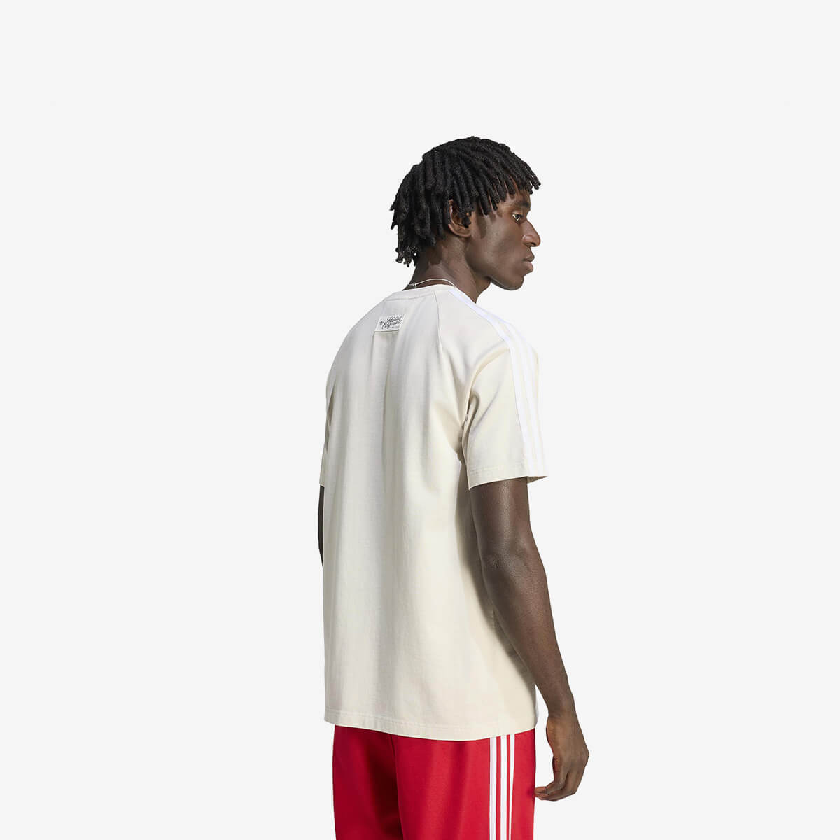 Adidas Ringer Washed Graphics Tee 'Chalk Pearl'