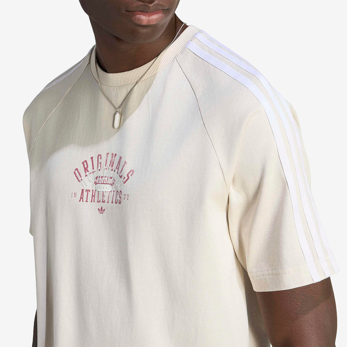 Adidas Ringer Washed Graphics Tee 'Chalk Pearl'