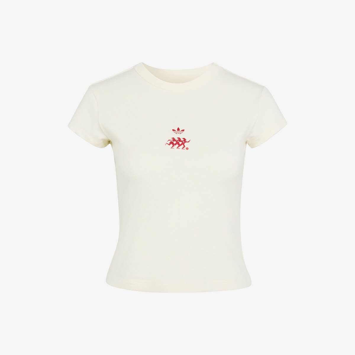 Women's Adidas Baby Slim Graphic Tee 'Cream White'