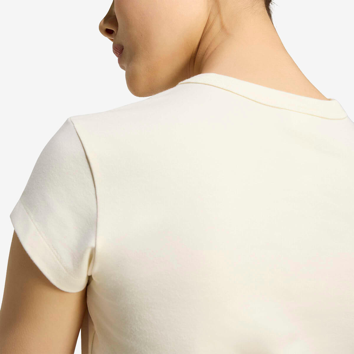 Women's Adidas Baby Slim Graphic Tee 'Cream White'