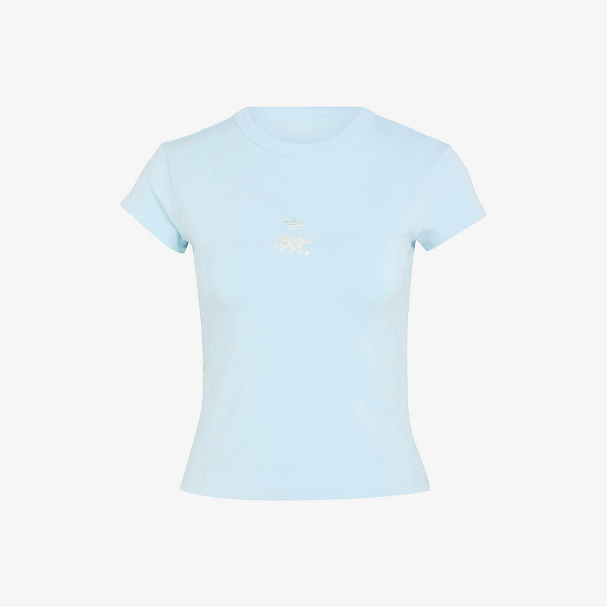 Women's Adidas Baby Slim Graphic Tee 'Ice Blue'