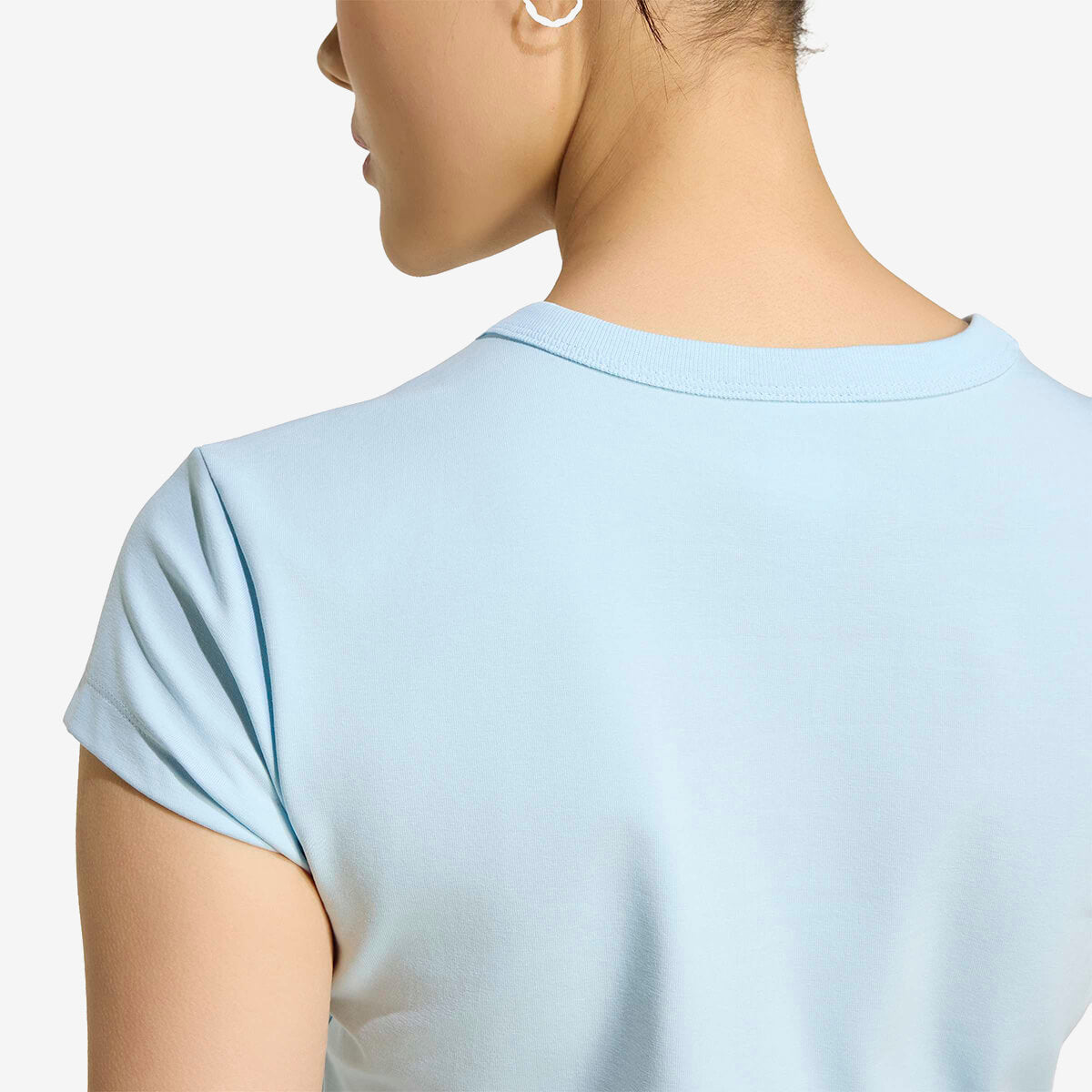 Women's Adidas Baby Slim Graphic Tee 'Ice Blue'