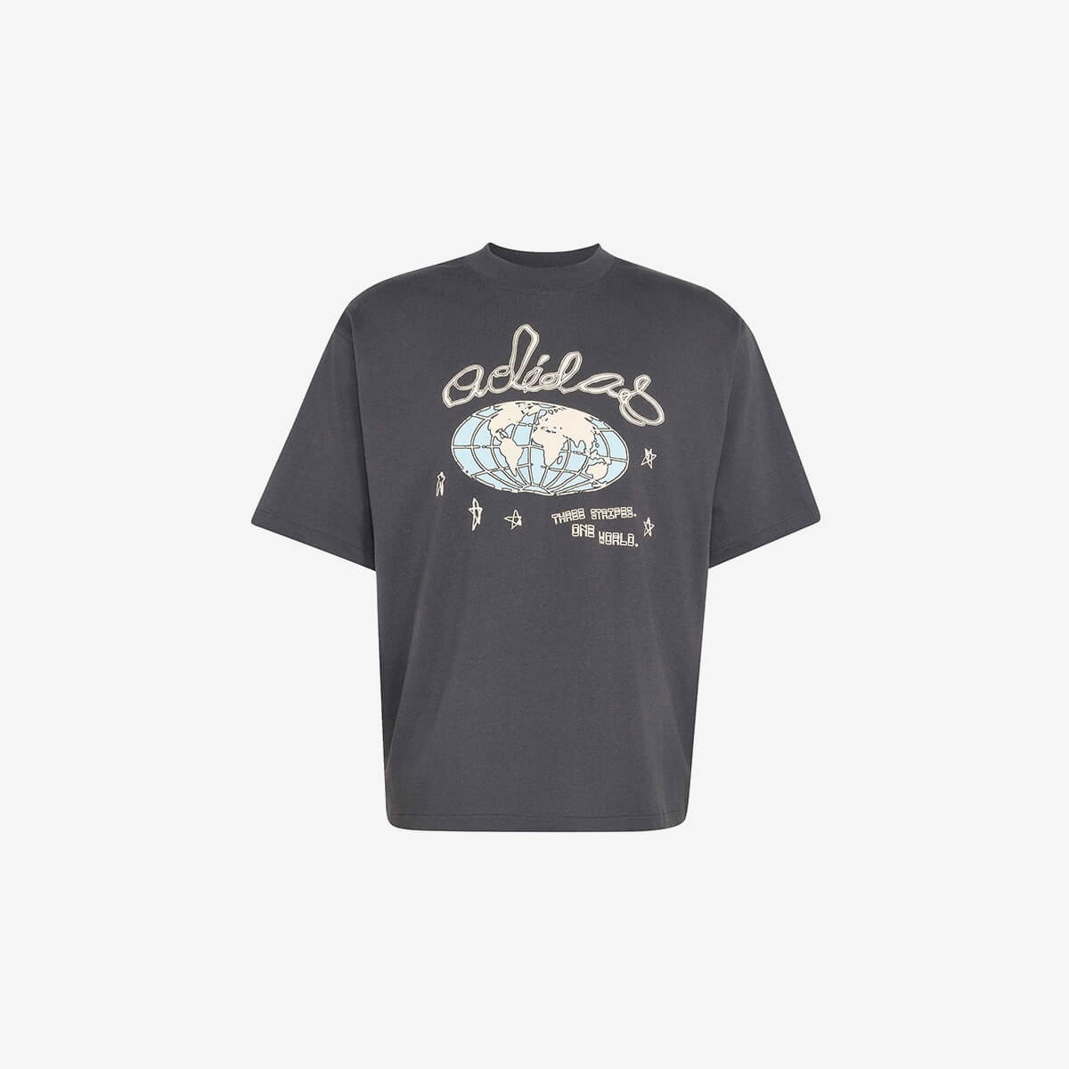 Adidas Graphic Original One World Tee 'Utility Black'