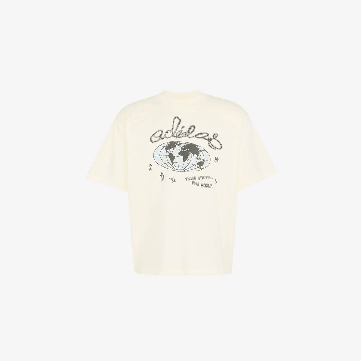 Adidas Graphic Original One World Tee 'Cream White'